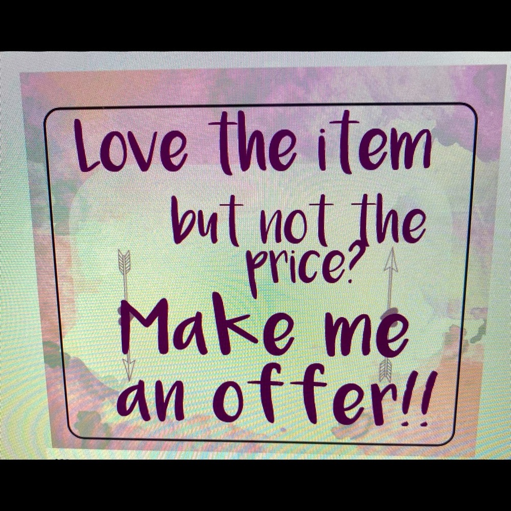Open to offers :)